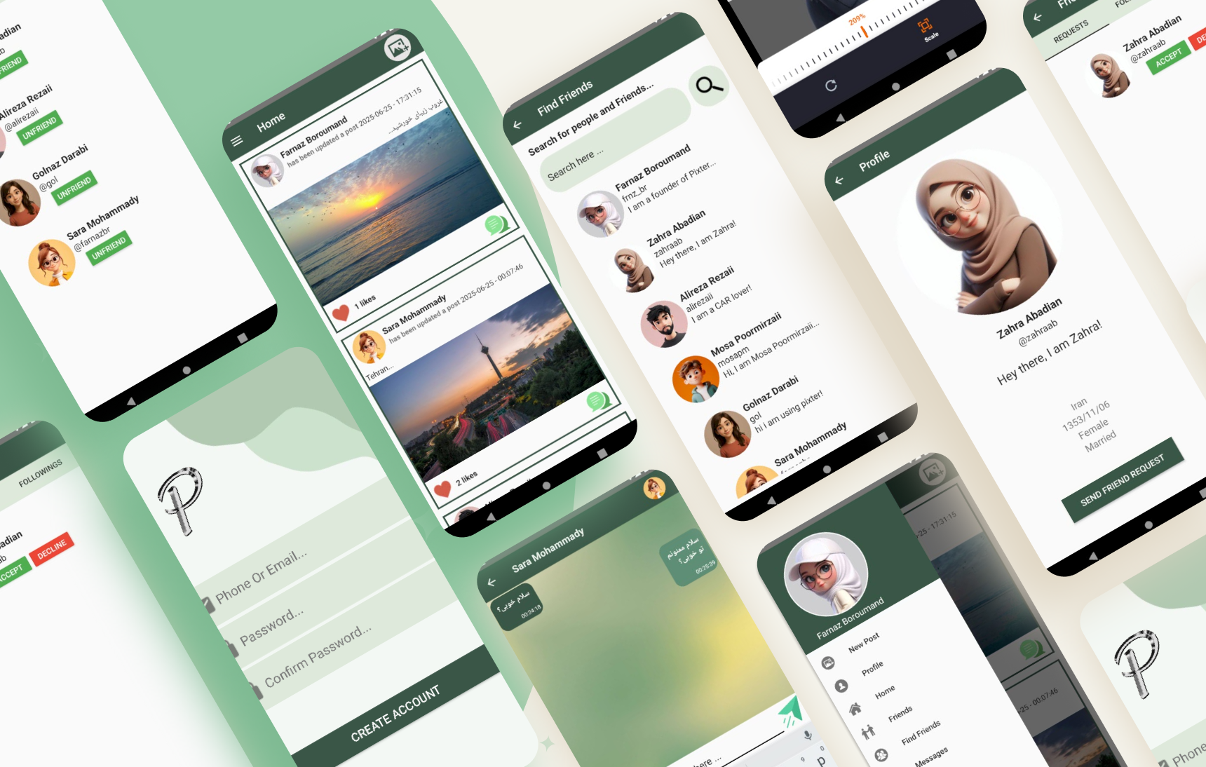 Project: Pixter Social App